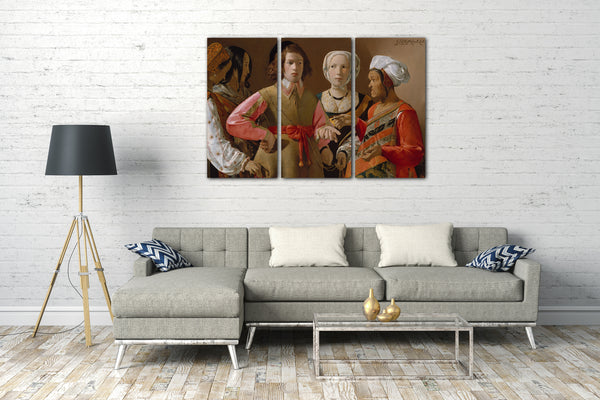 Leinwandbild Georges de La Tour - Der Wahrsager