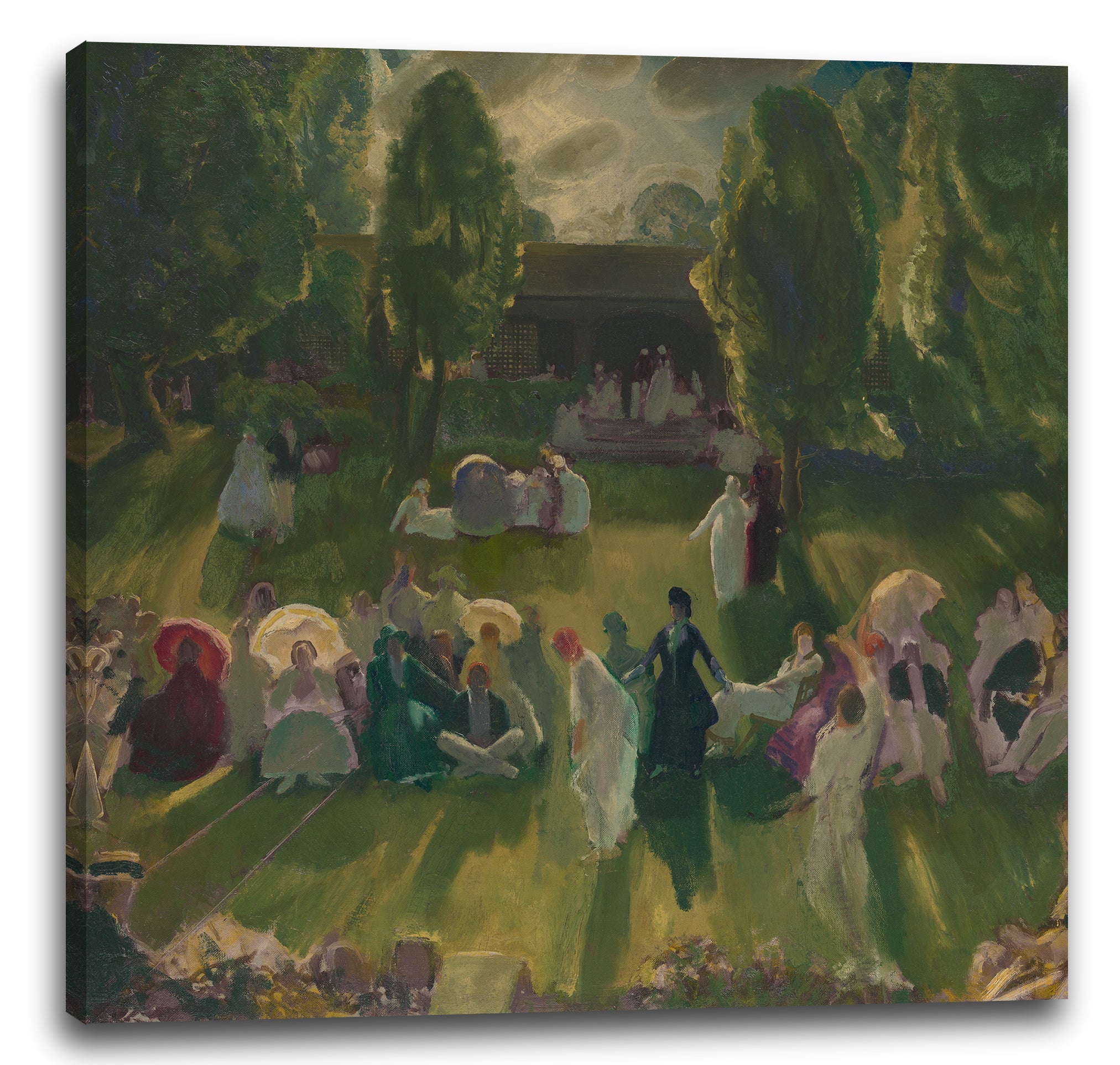 Leinwandbild George Bellows - Tennis in Newport