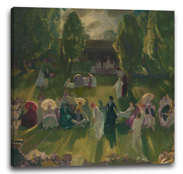 Leinwandbild George Bellows - Tennis in Newport