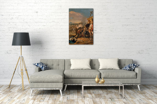 Leinwandbild Giovanni Battista Tiepolo - Die Eroberung von Karthago