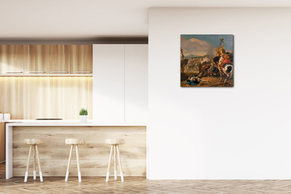 Leinwandbild Giovanni Battista Tiepolo - Die Eroberung von Karthago