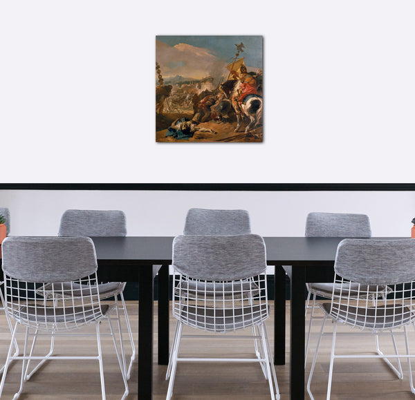 Leinwandbild Giovanni Battista Tiepolo - Die Eroberung von Karthago