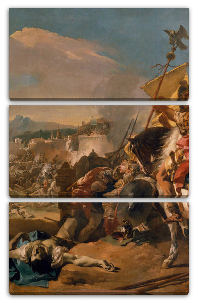 Leinwandbild Giovanni Battista Tiepolo - Die Eroberung von Karthago