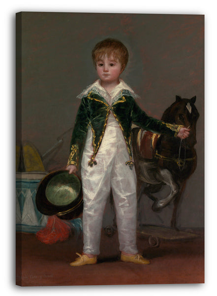 Leinwandbild Goya - José Costa y Bonells (gestorben 1870), genannt Pepito