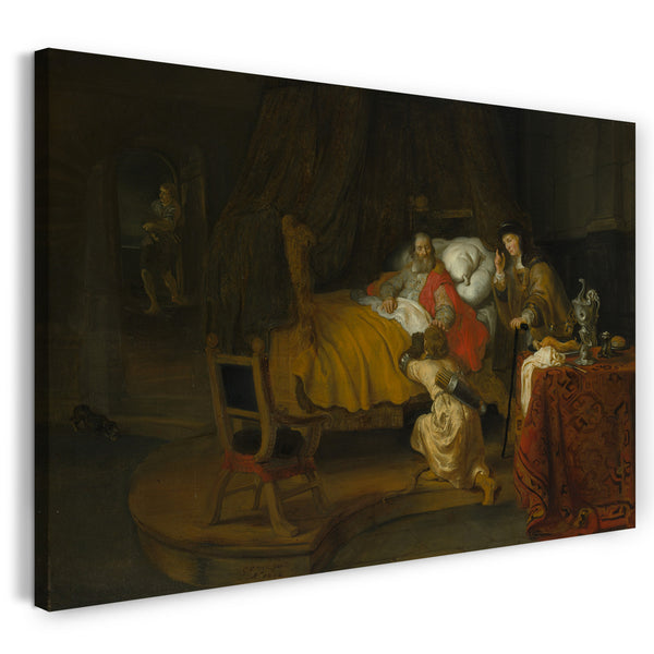 Leinwandbild Gerbrand van den Eeckhout - Isaac Segen Jakob