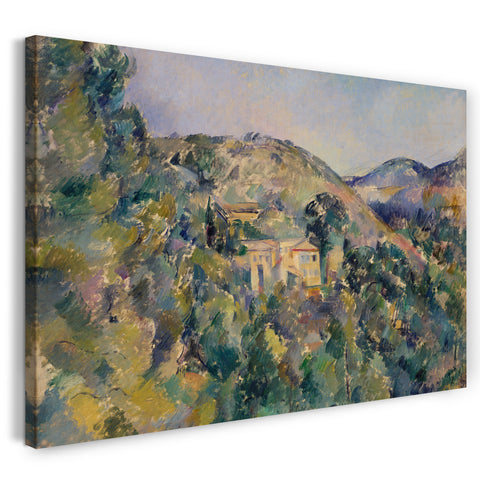 Leinwandbild Paul Cézanne - Blick auf die Domaine Saint-Joseph