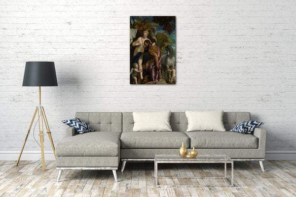 Leinwandbild Paolo Veronese - Mars und Venus durch Liebe vereint