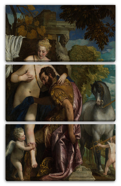 Leinwandbild Paolo Veronese - Mars und Venus durch Liebe vereint