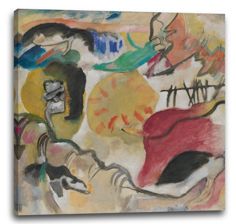 Leinwandbild Vasily Kandinsky - Improvisation 27 (Garten der Liebe II)