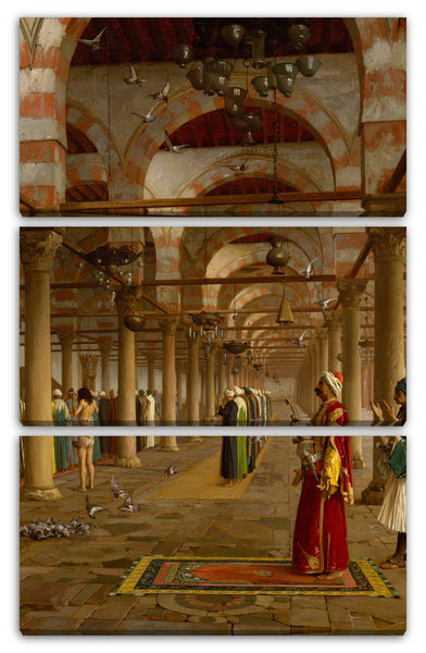 Leinwandbild Jean-Léon Gérôme - Gebet in der Moschee