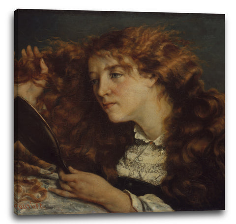 Leinwandbild Gustave Courbet - Jo, La Belle Irlandaise