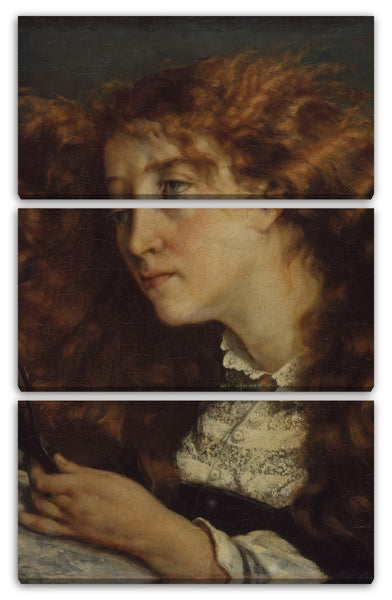 Leinwandbild Gustave Courbet - Jo, La Belle Irlandaise