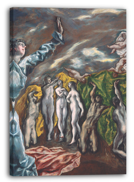 Leinwandbild El Greco - Die Vision des heiligen Johannes