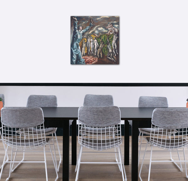 Leinwandbild El Greco - Die Vision des heiligen Johannes
