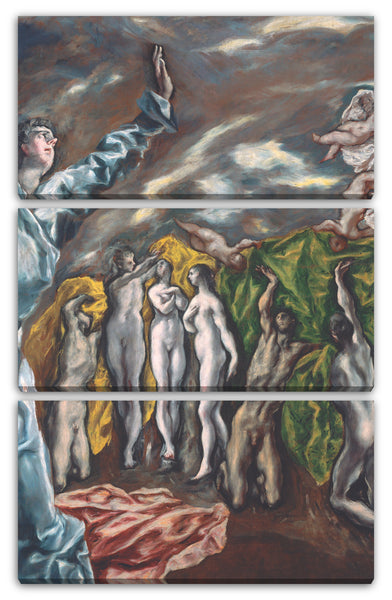 Leinwandbild El Greco - Die Vision des heiligen Johannes