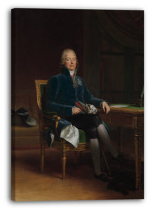 Leinwandbild Baron François Gérard - Charles Maurice de Talleyrand Périgord (1754-1838), Prinz von Bénévent