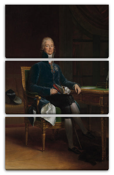 Leinwandbild Baron François Gérard - Charles Maurice de Talleyrand Périgord (1754-1838), Prinz von Bénévent