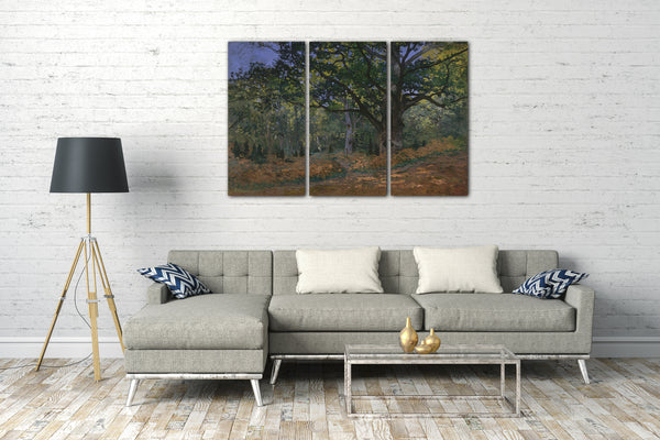 Leinwandbild Claude Monet - Die Bodmer Eiche, Fontainebleau Wald