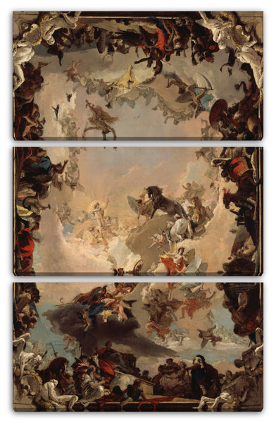 Leinwandbild Giovanni Battista Tiepolo - Allegorie der Planeten und Kontinente