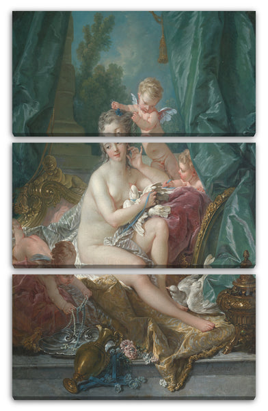 Leinwandbild François Boucher - Die Toilette der Venus