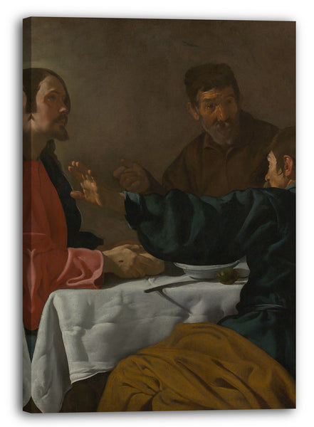 Leinwandbild Velázquez - Das Abendmahl in Emmaus