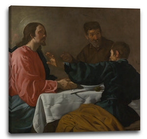 Leinwandbild Velázquez - Das Abendmahl in Emmaus