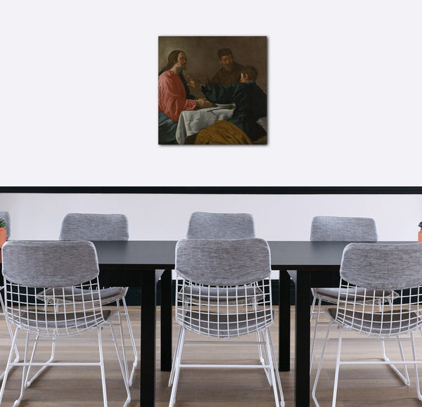 Leinwandbild Velázquez - Das Abendmahl in Emmaus