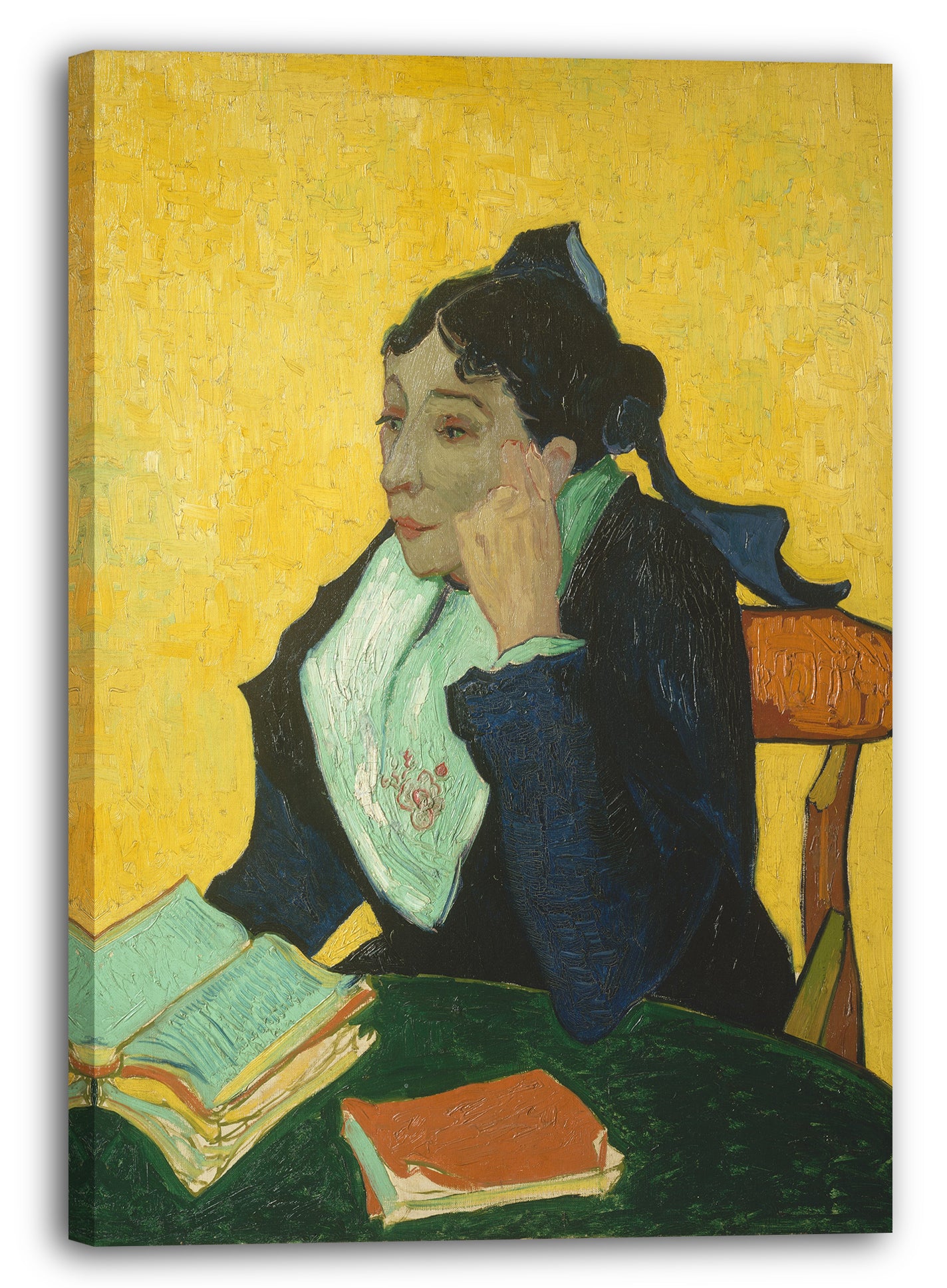 Leinwandbild Vincent van Gogh - L'Arlésienne: Madame Joseph-Michel Ginoux (Marie Julien, 1848-1911)