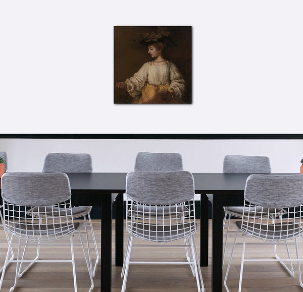 Leinwandbild Rembrandt - Flora