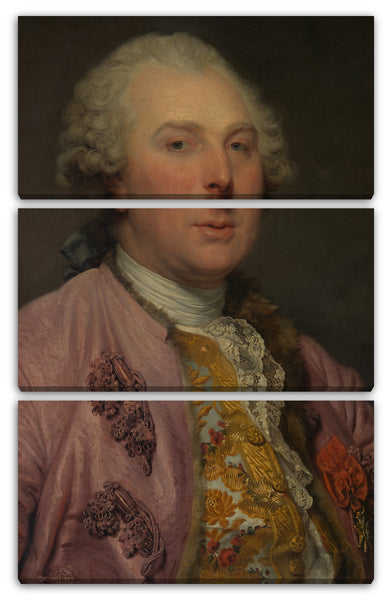 Leinwandbild Jean-Baptiste Greuze - Charles Claude de Flahaut (1730-1809), Graf von Angiviller