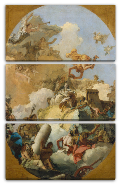 Leinwandbild Giovanni Battista Tiepolo - Die Apotheose der spanischen Monarchie