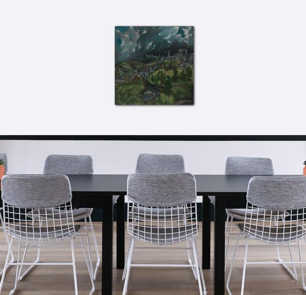 Leinwandbild El Greco - Ansicht von Toledo