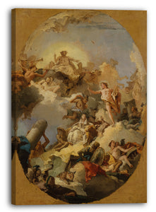 Leinwandbild Giovanni Battista Tiepolo - Die Apotheose der spanischen Monarchie