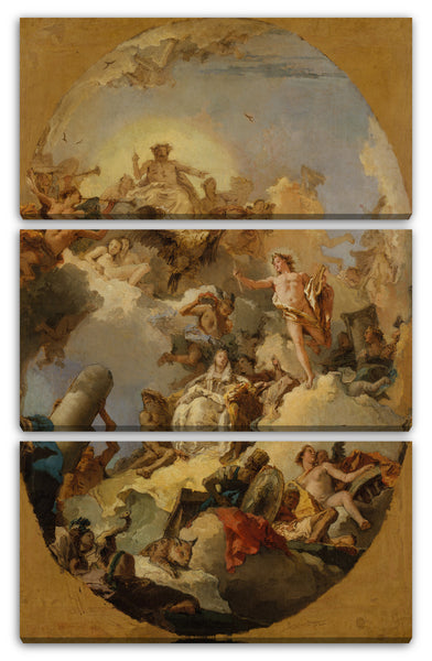 Leinwandbild Giovanni Battista Tiepolo - Die Apotheose der spanischen Monarchie