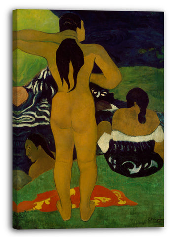 Leinwandbild Paul Gauguin - Tahitianische Frauen baden