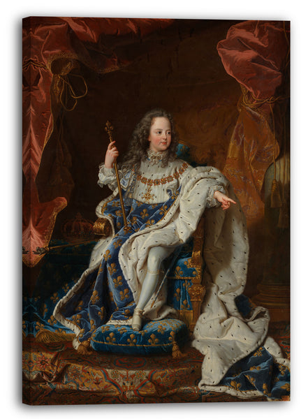 Leinwandbild Nach Hyacinthe Rigaud - Ludwig XV. (1710-1774) als Kind