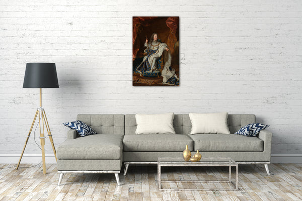 Leinwandbild Nach Hyacinthe Rigaud - Ludwig XV. (1710-1774) als Kind