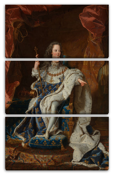 Leinwandbild Nach Hyacinthe Rigaud - Ludwig XV. (1710-1774) als Kind
