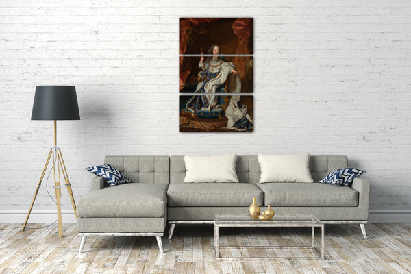 Leinwandbild Nach Hyacinthe Rigaud - Ludwig XV. (1710-1774) als Kind