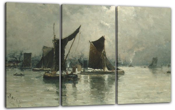 Leinwandbild Frank Myers Boggs - Auf der Themse