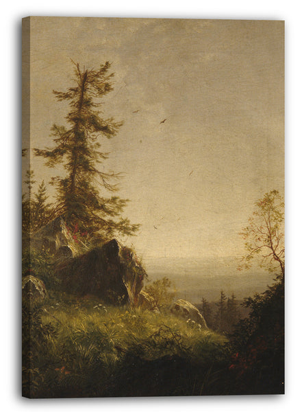 Leinwandbild Richard William Hubbard - Morgen auf dem Berg