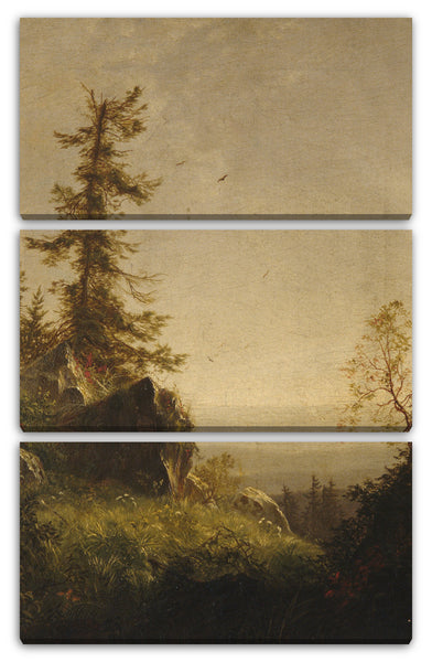 Leinwandbild Richard William Hubbard - Morgen auf dem Berg
