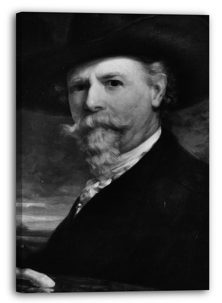 Leinwandbild George Henry Geschichte - Porträt des Künstlers