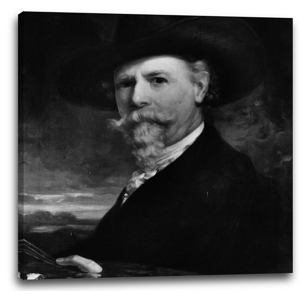 Leinwandbild George Henry Geschichte - Porträt des Künstlers