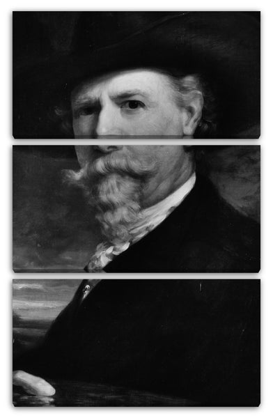 Leinwandbild George Henry Geschichte - Porträt des Künstlers