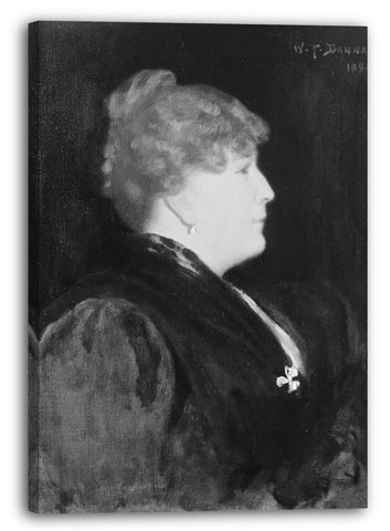 Leinwandbild William Dannat - Margaret A. Jones
