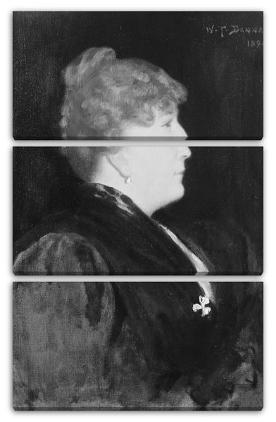Leinwandbild William Dannat - Margaret A. Jones