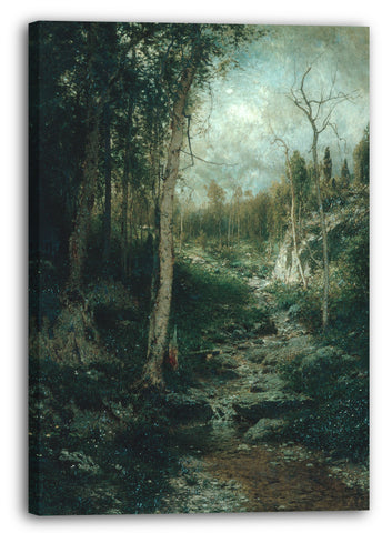 Leinwandbild Alexander H. Wyant - Eine alte Waldlichtung