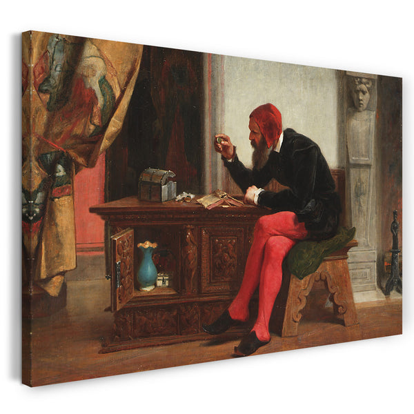 Leinwandbild Edwin Weiß - Das Antiquariat