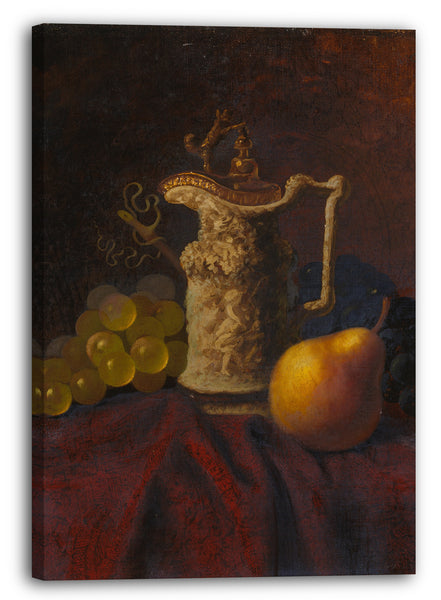 Leinwandbild Carducius Plantagenet Ream - Stillleben mit Krug und Früchten